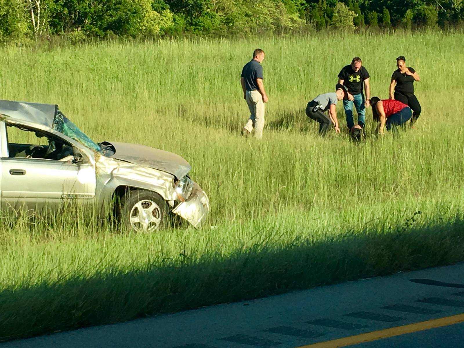 Man Ejected From Car Hospitalized In I Rollover Crash Whio Tv And Whio Radio