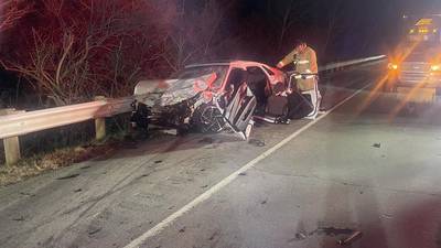 PHOTOS: Three hospitalized after crash on SR 4 in Greene County 