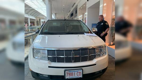 Woman drives SUV onto second floor of Massachusetts mall
