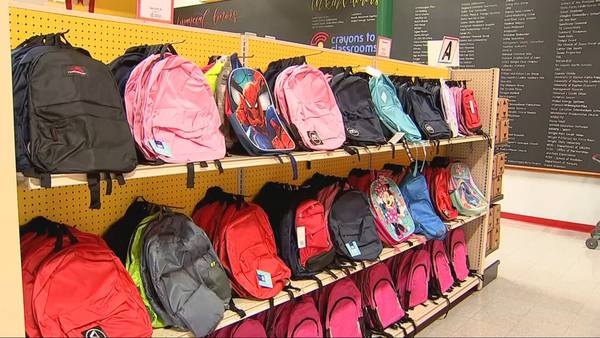 Local organization receives school supply donations as part of 7 Circle of Kindness