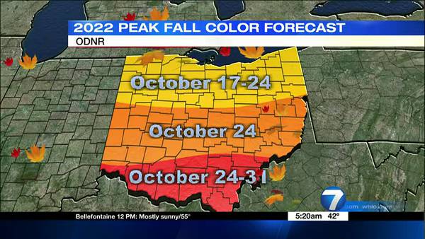 Fall Color Forecast for 2022