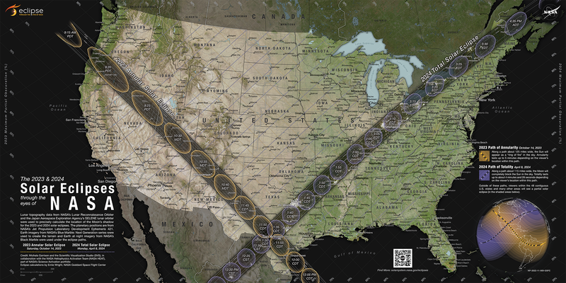 Eclipse map