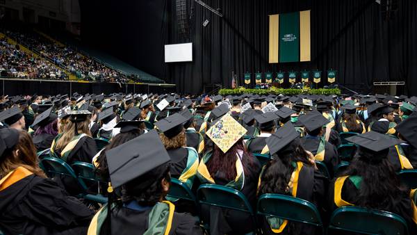 Wright State celebrates nearly 1,500 students graduating at spring ceremonies this weekend