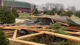 ‘We’re lucky;’ Storm destroys barn at Young’s Jersey Dairy