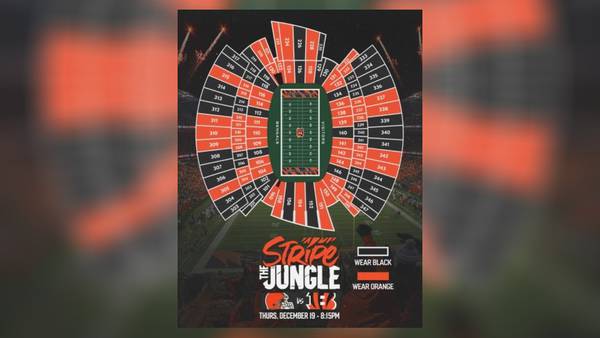 Bengals to ‘Stripe the Jungle’ this season against Browns