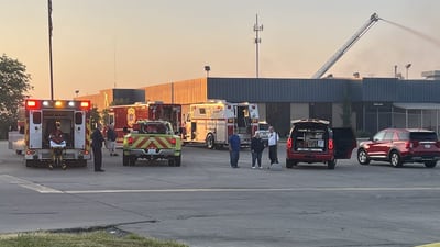 PHOTOS: Large 4-alarm fire burns at Springfield business