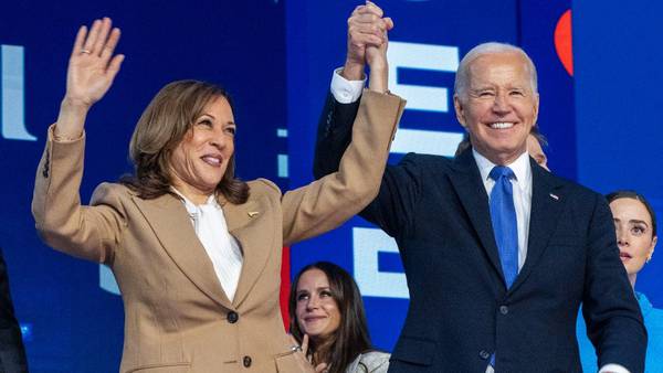 Biden passes torch to Harris at Democratic National Convention