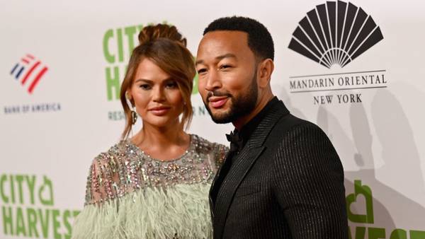 ‘We are in bliss’: Chrissy Teigen shows off infant daughter in social media post
