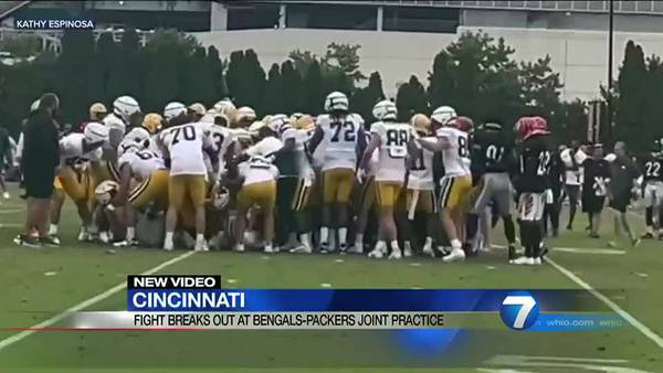 Watch: Brawl breaks out between Bengals, Rams during practice