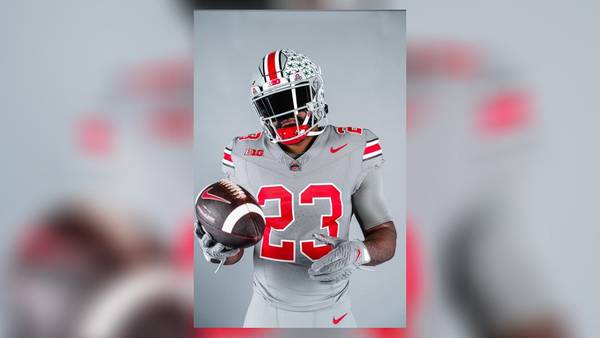 Ohio State wearing all-gray alternate uniforms against Michigan State