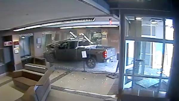 Colorado man accused of ‘intentionally’ driving truck into police station lobby