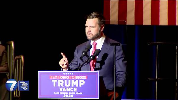 ‘I will never forget where I came from;’ VP candidate Vance holds hometown rally in Miami Valley