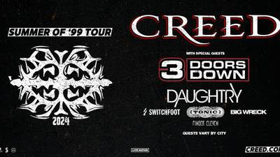 Win tickets to see Creed at Riverbend Music Center 