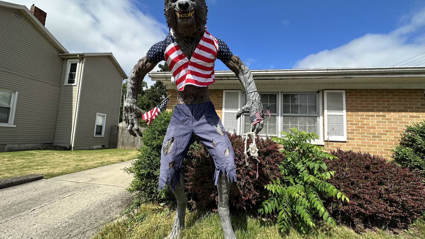 Let me have my werewolf;' Statue outside of Piqua home causes debate among  neighbors – WHIO TV 7 and WHIO Radio