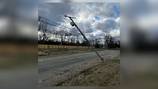 Several power lines down after this weekend’s strong winds; Power mostly restored