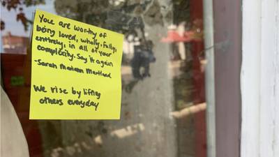 Photos: Signs of remembrance placed in Oregon District 3 years after mass shooting