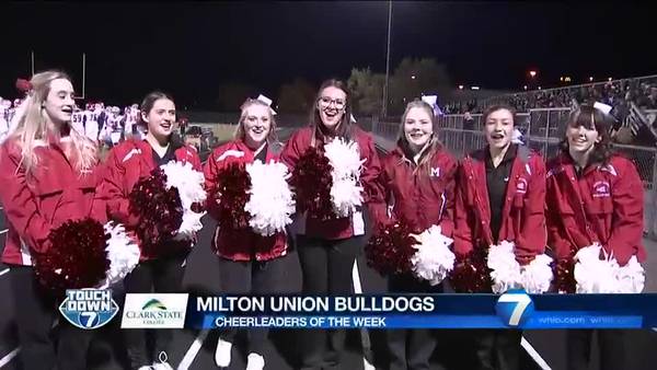 Cheerleaders of the Week- Week 10: Milton Union High School Bulldogs