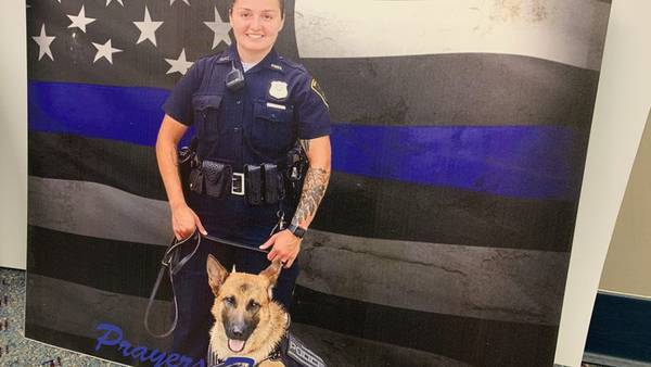 Manufacturing company to create mural out of recycled materials to honor fallen officer Seara Burton