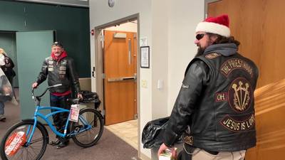 PHOTOS: Motorcyclists donate more than $10,000 worth of toys to children