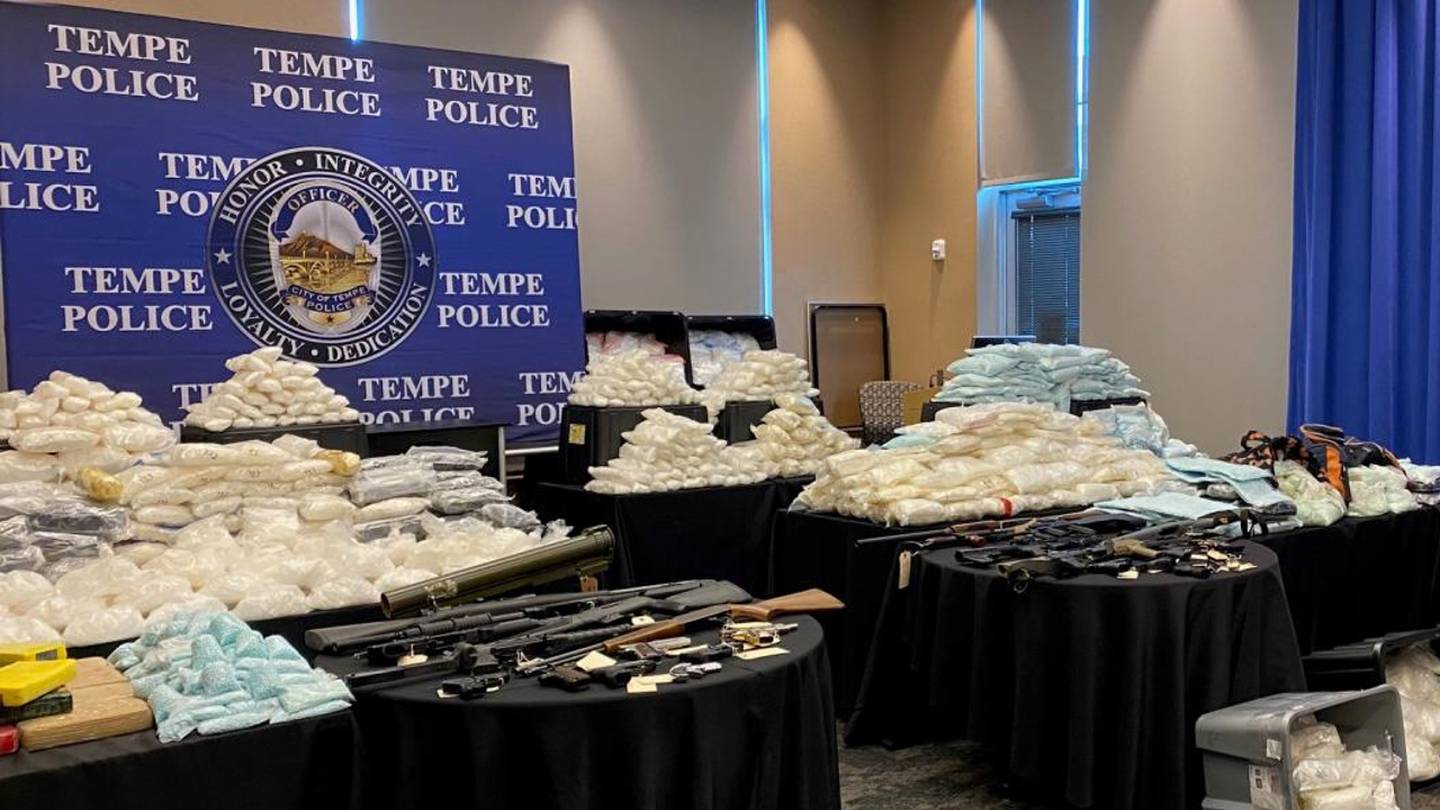 DEA, Arizona police seize 4.5 million fentanyl pills, 3,000 pounds of meth