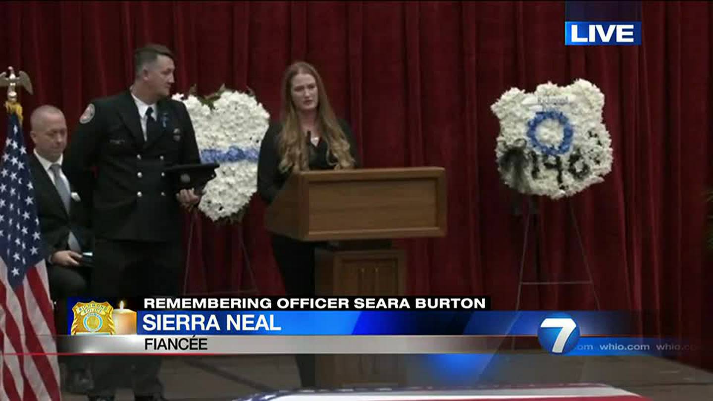 ‘i Feel An Emptiness Without Her Fiancée Stepmom Of Fallen Richmond Officer Speak At Funeral 0689