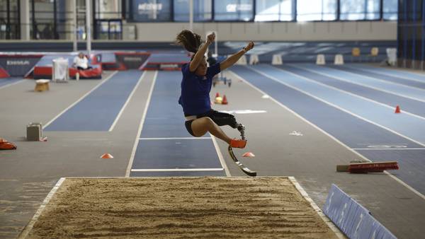 New to long jump, U.S. Paralympians Lambert and Wallace form unlikely partnership