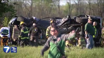 Father dead, mother and children seriously injured in Clark County crash on U.S. 68
