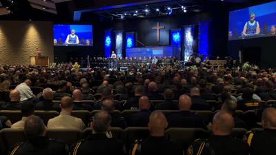 PHOTOS: Funeral services honor fallen Clark County Deputy Matthew Yates