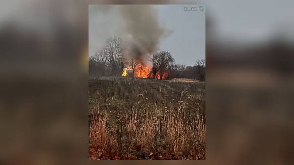 Crews from around Miami Valley fight farmhouse fire for several hours; home a total loss