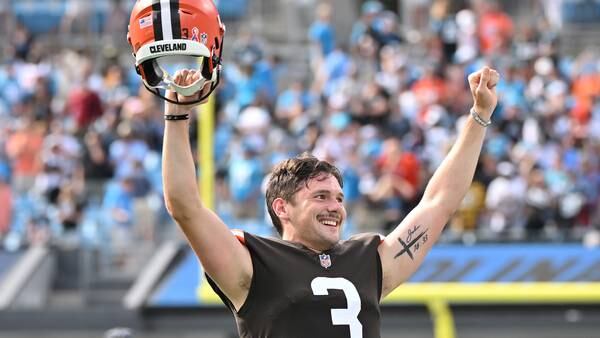 Browns kicker named AFC Special Teams Player of the Week