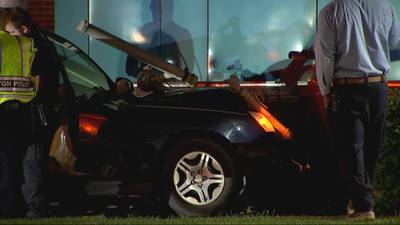 PHOTO: Car slams into Connor Child Health Pavilion at Dayton Children’s