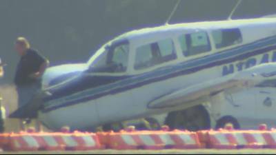 PHOTOS: State troopers investigate reported plane crash at Springfield airport