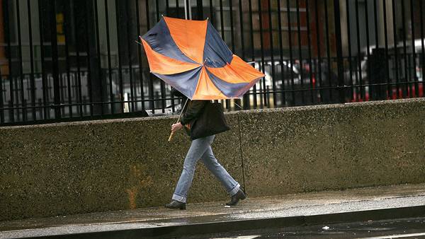 Warmer today with gusty winds; Showers arrive later today 