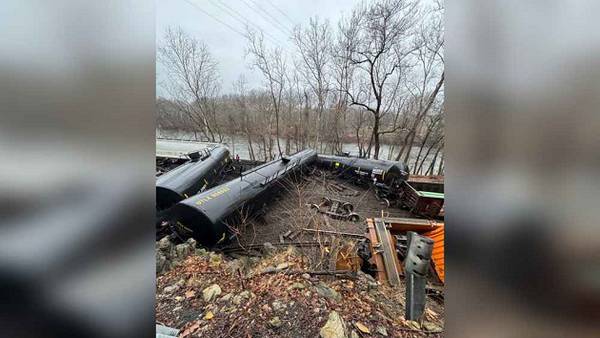 Three trains involved in collision, derailment in Pennsylvania's Lehigh Valley: NTSB