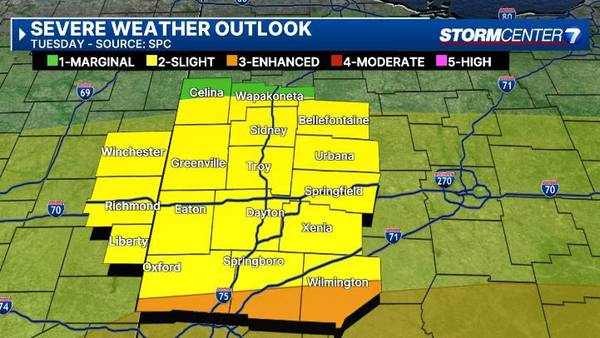 Chance for strong to severe storms, potential flooding through Tuesday; What to expect