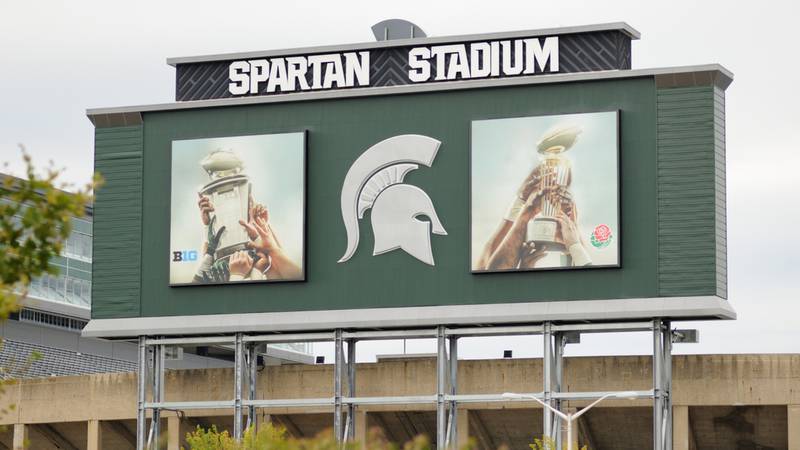 Michigan State University Apologizes For Hitler Image On Videoboard