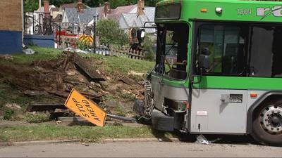 PHOTOS: Multiple injuries reported after crash involving RTA bus in Dayton 