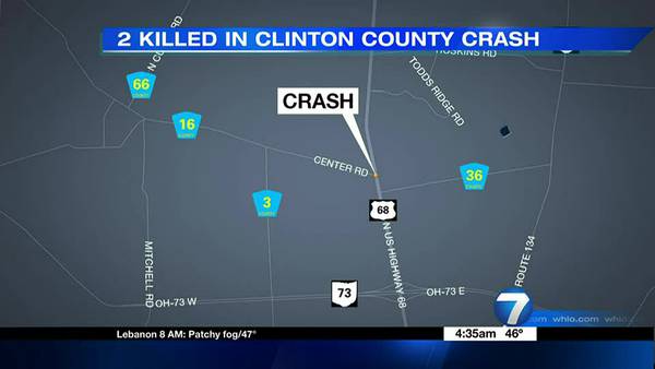 2 Sabina men killed in head-on Clinton County crash on US-68, state patrol reports