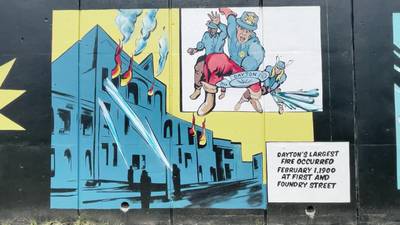 PHOTOS: City unveils mural dedicated to Dayton Fire Department 
