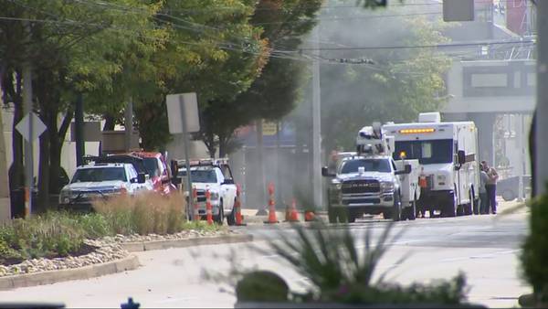 PHOTOS:  Building evacuated after underground fire in Dayton, witnesses say they heard ‘explosion’