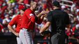 Reds star Joey Votto ejected early in loss to Cardinals in possible final MLB game