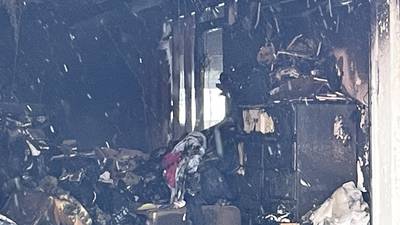 PHOTOS: Fire destroys Huber Heights garage
