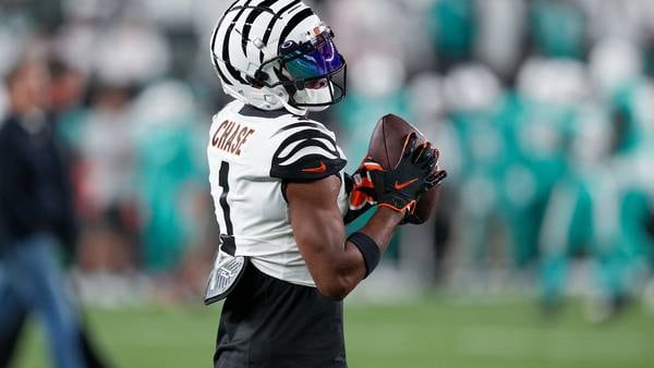 Bengals to bring back all-white uniforms Monday night at Jacksonville