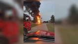 Firefighters respond after explosion, fire at Duke Energy substation in Warren Co.