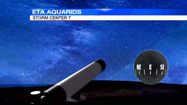 Eta Aquarid meteor shower to peak this week