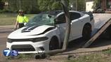Hooning leads high-performance car to crash into RTA pole; 1 person injured