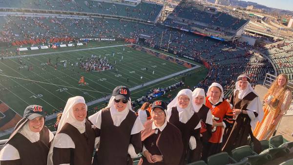 ‘To pray or to win, it ain’t no sin;’ Nuns cheer Bengals on with prayers and rap