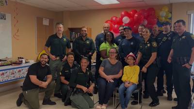 Deputies throw surprise birthday party for child critically injured in crash