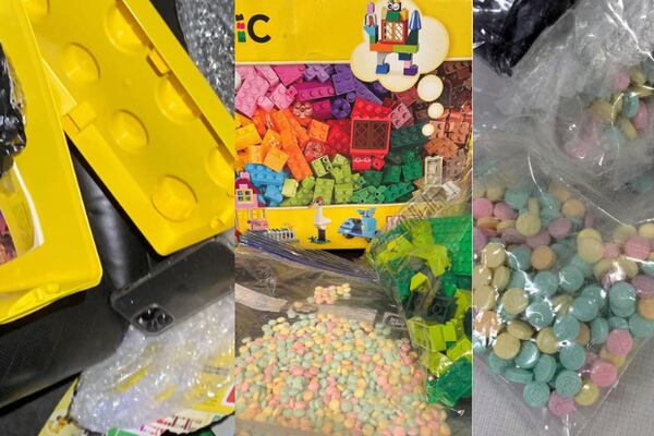 About 15,000 rainbow-colored fentanyl pills in Lego box seized in New York