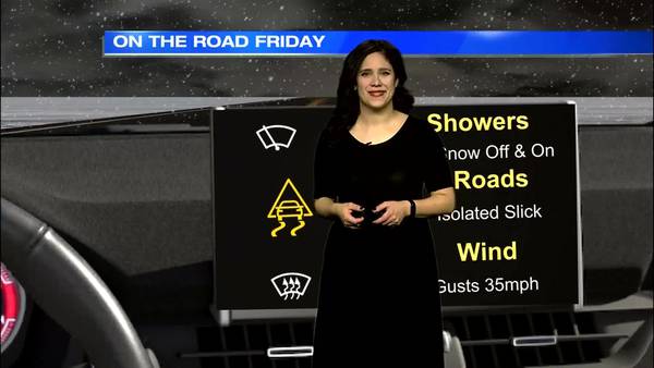 Few Rain and Snow Showers for Evening Commute